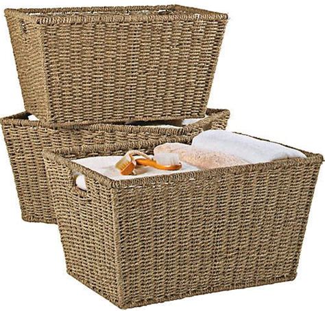 storage seagrass baskets|seagrass storage baskets argos.